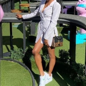 Forever21 light lavender blazer dress (size large) brand new with tags!